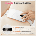 thumbnail image 6 of Cordless Heating Pad for Period Cramps, Menstrual Abdominal Belt with Ntc Safe Temperature Control, 5 Heat Levels, 4 Massage Modes, Auto Timer, Birthday Christmas Gifts for Girlfriend Mom Wife, 6 of 14