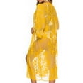 thumbnail image 5 of Eiyaclvo Women's Long Swimsuit Coverup Summe Beach Kimono Cover Up Floral Lace Open Front Bikini Sheer Beach Cover Ups Long Kimono Cardigans, 5 of 5