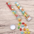 thumbnail image 2 of MasteelfCA UEETEK 12pcs Plastic Test Tubes with Screw Caps 40ml Bath Salt Containers, 2 of 7