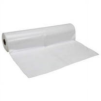 Polar Plastics Construction Film,10 x 100Ft,4Mil,White GW104