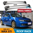 thumbnail image 3 of SHITURUI para SUBARU WRX, sedán de 4 puertas, 2008-2020, barra de techo para camión Serultra silenciosa, cerradura de cinturón de aleación de aluminio especial para coche S4 STi Sp, 3 of 5