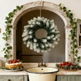 thumbnail image 6 of Dongrere Front Door Wreath for Winter & Spring Christmas Wreaths for Front Door Artificial Plants Decor for Wall Outdoor Home Holiday Xmas Decor, 6 of 8