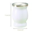 thumbnail image 3 of 304 Stainless Steel Mate Cup Creative Gourd-Shaped Argentine Mate Cup Color Spray Water Cup White A, 3 of 3