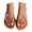 Brown, variant on Women's Flat Sandals Summer Beach Thong Flip Flops Footbed Slip on Slides Casual Slippers