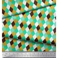 thumbnail image 3 of Soimoi Green Cotton Duck Fabric Argyle Check Fabric Prints By Yard 42 Inch Wide, 3 of 3