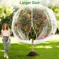 thumbnail image 4 of QinaQin 10x12 Ft Large Fruit Tree Netting with Zipper & Drawstring,Plant Cover Insect Netting,Reusable for Garden,Bushes,Flowers,White, 4 of 8
