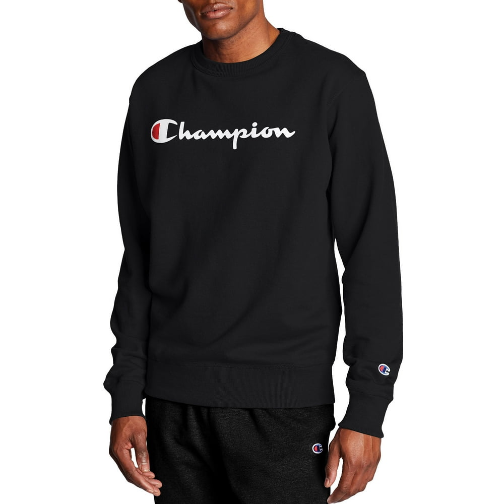 men's champion powerblend graphic sweatshirt