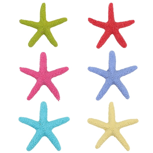 EeaseMX 1 cadena de adornos de pared de resina de estilo mediterráneo, colgante creativo de estrella de mar, decoración mural para el hogar, hotel y cafetería.