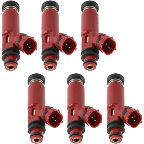 6 PCS Fuel Injector 195500-3970 MD357267 Fits For Mitsubishi Montero 3.5L V6 2001-2002 For Mitsubishi 6G74 3.5L Motor FJ943 297-0011 4G1725 16-2087 158-1494 842-12310