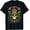 Black-09, variant on Mardi Gras Costume Sugar Skull Carnival Womens T-Shirt