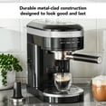 thumbnail image 5 of KitchenAid Metal Semi-Automatic Espresso Machine, Onyx Black, KES6503, 5 of 13