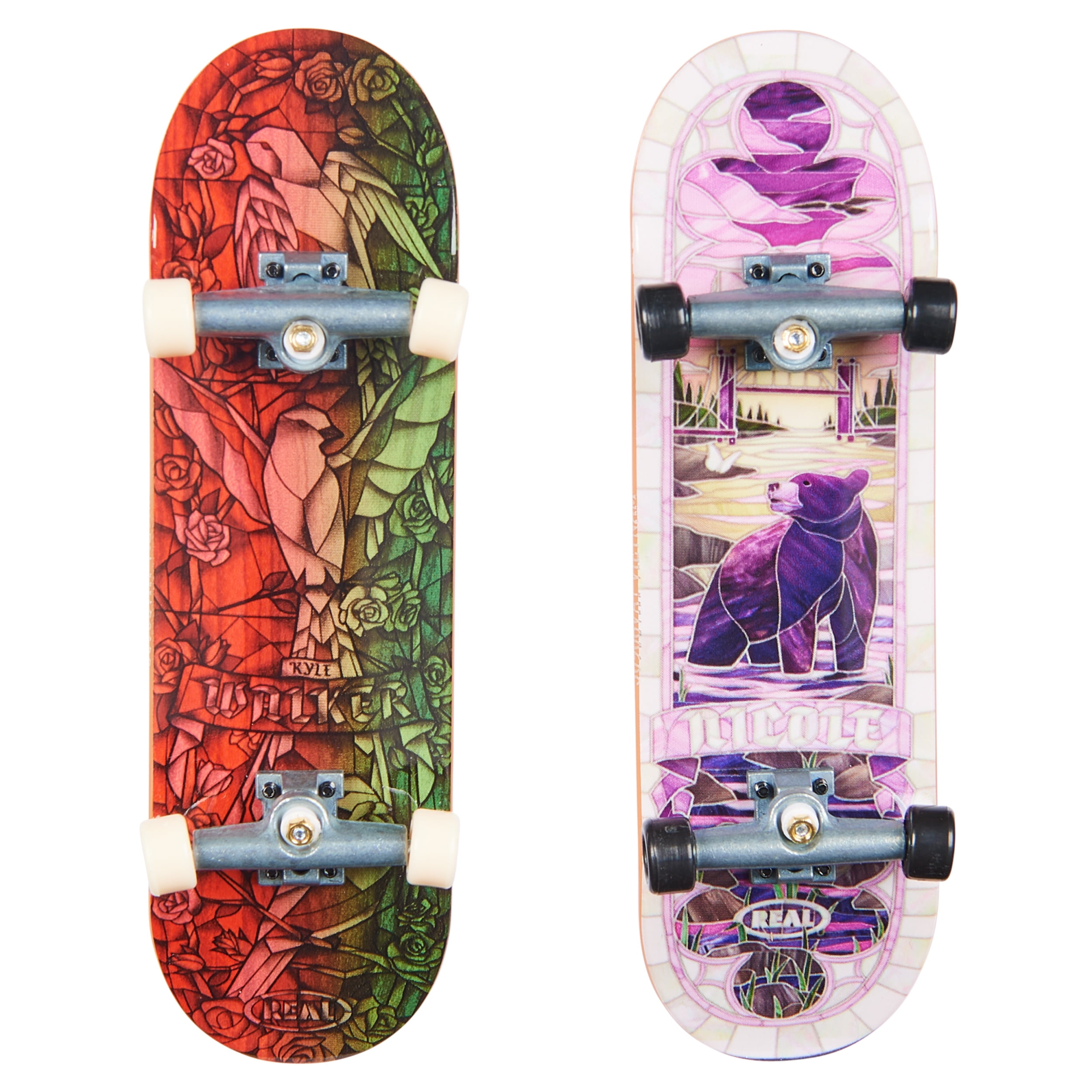 Tech Deck, Fingerboard 2-Pack, Real Skateboards, Collectible and Customizable Mini Skateboards, Kids Toys for Ages 6 and up