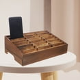 thumbnail image 4 of Mobutofu 1Piece Wood Cell Phone Box for Classroom and Home Householders 12Inch, 4 of 7