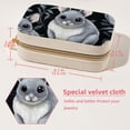 thumbnail image 5 of Totoro Velvet Portable Earring Organizer Box with Removable Compartment - Ideal Travel Organizer and Jewelry Box Gift, 5 of 7