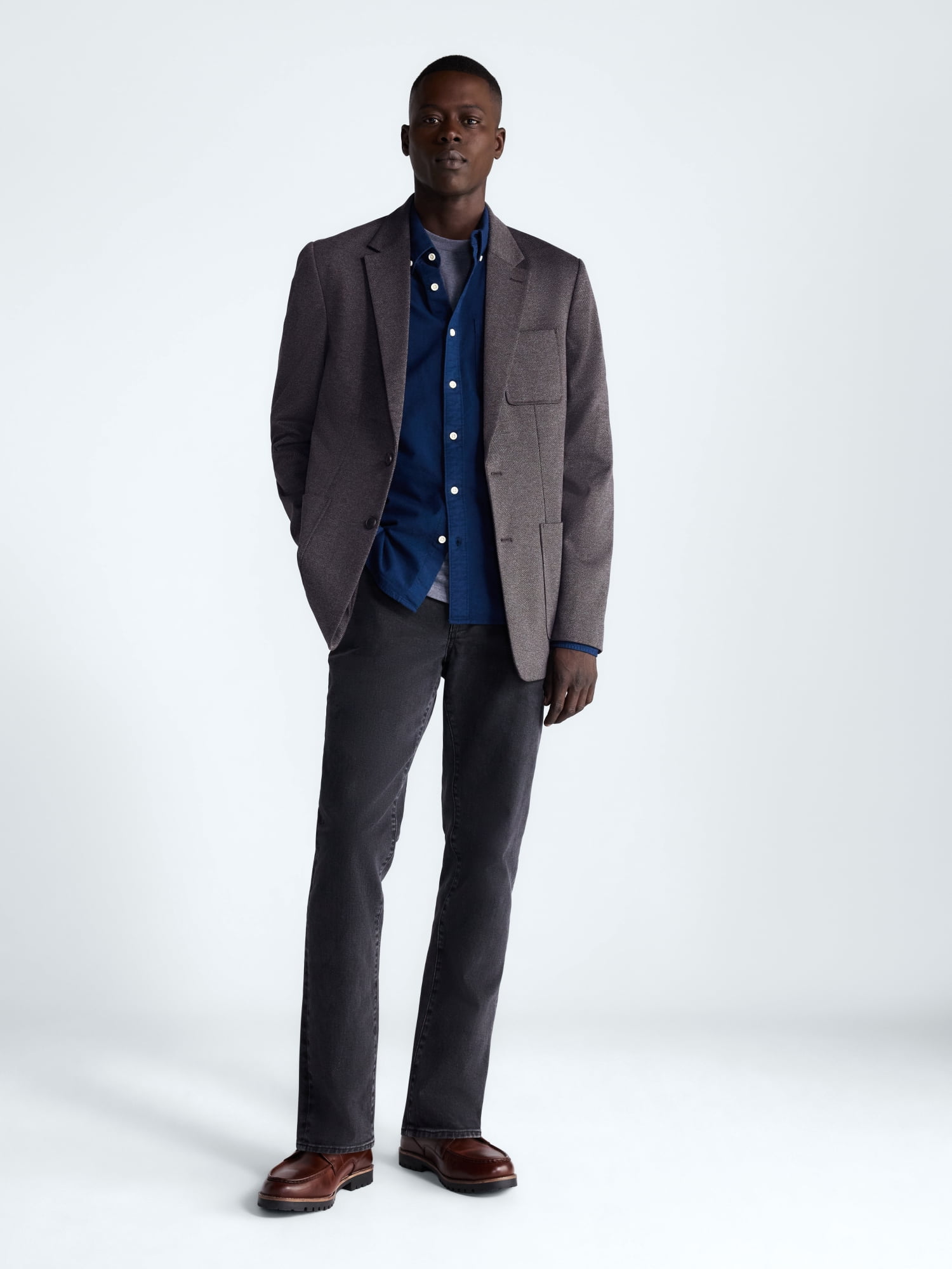 Free Assembly Men's Knit Sport Coat, Sizes XS-3X