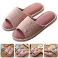 thumbnail image 4 of 1 Paire de Pantoufles d'Intérieur pour Femmes Pantoufles Confortables Pantoufles en Tissu, 4 of 7