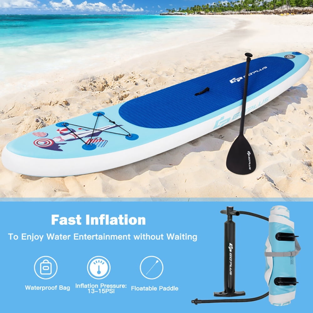 Yardi Yard 10 Feet Inflatable Stand Up Paddle Board with Adjustable Paddle Pump, Inflatable Stand Up Paddle Boards