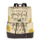 thumbnail image 1 of Fotbe Thanksgiving With A Grateful Heart Mochila Bolso con Estampado para Mujer, Mochila Antirrobo de Nylon Impermeable, Bolsa Ligera de Hombro, 1 of 4