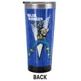thumbnail image 2 of Power Rangers: Dino Fury Official Blue Ranger Character 20 oz Travel Tumbler, Stainless Steel, Vacuum Insulated with Leak Resistant Slide-Lock Lid, 2 of 6