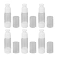 thumbnail image 2 of Cosmetic Bottles Lotion Liquid Bottles Refillable Container Refillable Cosmetic Bottles 6Pcs Cosmetic Bottles Plastic Press Type Vacuum Transparent Refillable Container 30ml, 2 of 8