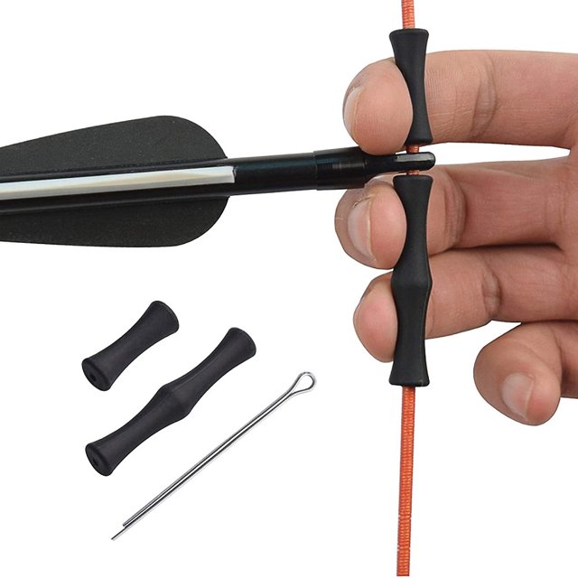 Bow String Finger Savers Finger Guard Archery String Fingers Roller Recurve Bow Finger Saver Silicone