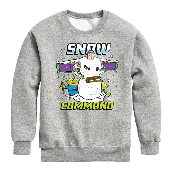 Toy Story - Snow Command - Toddler & Youth Crewneck Fleece Sweatshirt