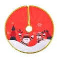 thumbnail image 2 of Christmas Tree Skirt Mini 16 Inch Winter Christmas Tree Decorations Tree Skirt Suitable for Merry Christmas Party, 2 of 5