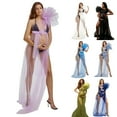 thumbnail image 4 of Elastic Adaptable Maternity Dress Mesh for Pregnancy Body Changes Comfortable Wear Expecting Mother Various Occasion, 4 of 8