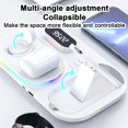 thumbnail image 3 of Cargador inalámbrico, estación de carga 3 en 1 con reloj digital, soporte de carga rápida compatible con la serie Iphone, serie Apple Watch, serie Airpods, 3 of 5