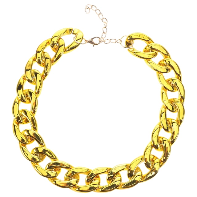 EeaseMX Collar de metal para mascotas, cadena dorada, moderno y atractivo colgante, accesorio de fotos para gatos y perros pequeños (dorado)
