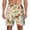 White, variant on Monkeys in the Jungle for Men's Swimming Trunks Swim Trunks Quick Dry Swim Shorts with Mesh Lining Funny Swimwear Bathing Suits