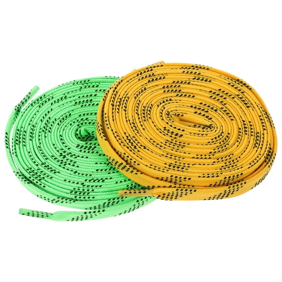 Shoelace Decorative Laces Hockey Skates Shoelaces Polyester Running Puck 2 Pairs