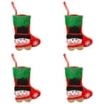 thumbnail image 2 of HCTSHG Christmas Stockings, Christmas Stocking Deer Santa Snowman Burlap Plaid Xmas Stocking Holiday Christmas Decoration for Family Kids, 2 of 5