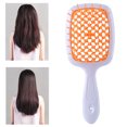 thumbnail image 4 of Cepillo de pelo de salón de masaje de cuero cabelludo con peine de colchón de aire de dientes anchos (blanco naranja) Likrtyny  cuidado belleza, 4 of 9