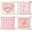 Pink, variant on Valentines Pillow Covers 18X18 Inch Set of 4 Ruffled Heart Love Stamp Cupid Rose Pink Valentines Day Decorations Outdoor Cottagecore Decorative Throw Pillow Cases for Couch Home Decor