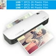 thumbnail image 2 of Laminator Desktop Thermal Laminator Machine Automatic Photo Document Laminator with Paper Cutter Corner Rounder for Home Office 300pcs Plastic Sealing Film, Fillet Machine, Corner, 2 of 7