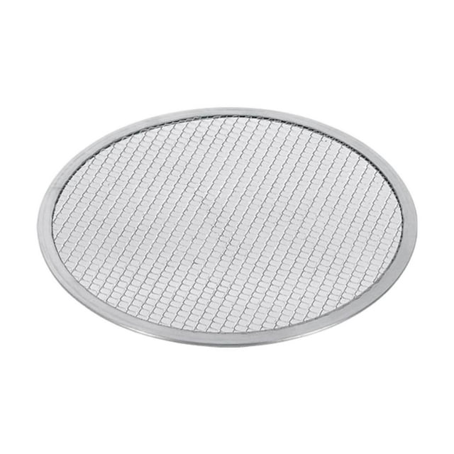 Bandeja para hornear pizza redonda de grado alimenticio, parrillas para horno, utensilios para hornear para el hogar, utensilios para horno, placa antiadherente, suministros, Diámetro 33cm
