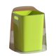 thumbnail image 2 of Mini bote de basura de escritorio sin tapa, de gran calibre, para dormitorio y sala de estar, color verde, 2 of 13