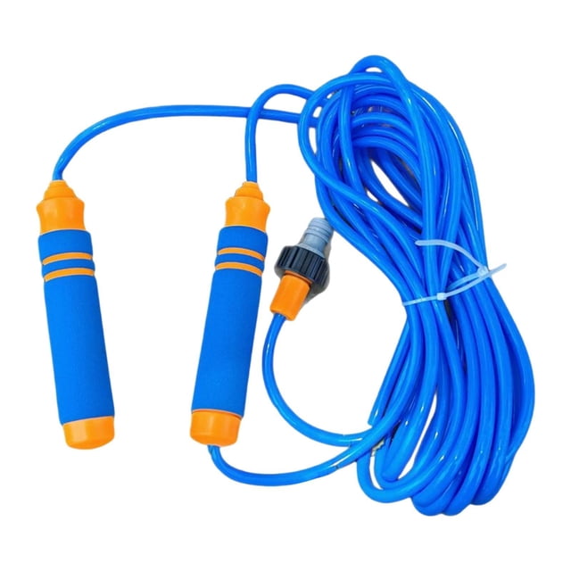 Xuanheng Sprinkler for Kids Multifunction Jumping Rope for Outside Exercise Team Game Blue
