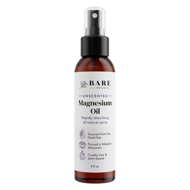 Spray de aceite de magnesio Bare Botanics Topical 120 ml