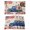 beige, variant on 4th of July Placemats Set of 12, Blue Truck American Flag Firework Flowers Placemats for Dining Table, Place Mats for Kitchen Tabletop, Waterproof Wipeable Dining Table Mats Set