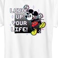 thumbnail image 3 of Disney - Level Up Your Life Mickey - Women's Short Sleeve Graphic T-Shirt, 3 of 5