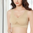 thumbnail image 5 of Fjuchai Womens Plus Size Bra Comfort Tank Yoga Bra Female Sports Underwear S-7XL, 5 of 9