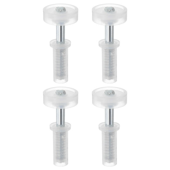 Unique Bargains 4pcs Bi-Fold Closet Spring 7/8' OD Loaded Top Roller Guide Wheel for Folding Pocket Door Accordion Door Barn Door