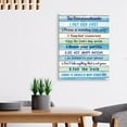 thumbnail image 3 of Bible Verses Wall Art for Kids,10 Commandments Scripture Wall Art Canvas,Christian Religious Wall Art Gifts for Kids,Ready to Hang For Kids Nursery/Classroom/Bedroom Wall Decor 12" x 15", 3 of 6
