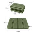 thumbnail image 5 of 2 piezas de cojín de espuma plegable cojín para senderismo cojín plegable cojín impermeable portátil para caminar al aire libre camping picnic parque + 2 bolsas de almacenamiento - naranja + verde, 5 of 5