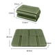 thumbnail image 5 of Bienvenido 2 piezas de cojín de espuma plegable cojín para senderismo cojín plegable cojín portátil impermeable al aire libre caminar camping picnic parque+2 bolsas de almacenamiento - naranja+verde, 5 of 5
