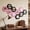 #24, variant on Updated Large Felt Bulletin Board, 23.62x15.74in Cork Board Alternative, 6 Customizable Adhesive Tiles, Perfect to Display Photos, Scalloped White