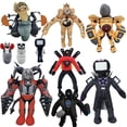 thumbnail image 2 of Juguetes de peluche para inodoro Skibidi estilo 64, juguete suave, camarógrafo, hombre de televisión, Skibidi, Dop, Dop, Sí, Sí, Titanes, Camcordeman, Speakerman, Speaker Man, Do, 2 of 5