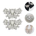 thumbnail image 3 of 2 Pcs Pinces à Chaussures Décoratives Pinces à Chaussures Strass Bijoux Accessoires de Chaussures, 3 of 8